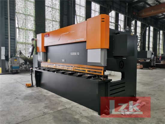 10X3200mm Hydrauliczna maszyna do cięcia gilotyny CNC do blachy stalowej, miękkiej, węglowej, Ss, CS, blachy stalowej